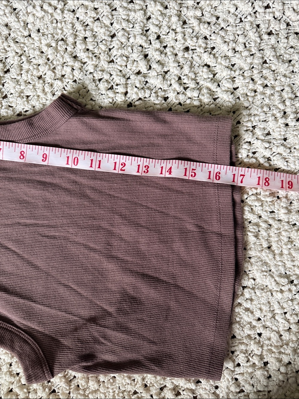 π₯₯ Abercrombie Cropped Crew Essential Tank in Brown π₯₯ - Picture 7 of 7
